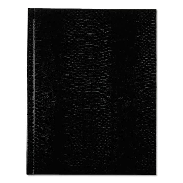 REDIFORM OFFICE PRODUCTS Executive Notebook, 1-Subject, Medium/College Rule, Black Cover, (150) 9.25 x 7.25 Sheets (REDA7BLK)