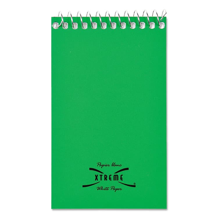 REDIFORM OFFICE PRODUCTS Paper Blanc Xtreme White Wirebound Memo Pads, Randomly Assorted Cover Colors, Narrow Rule, (60) White 3 x 5 Sheets (RED31120) thumbnail 2