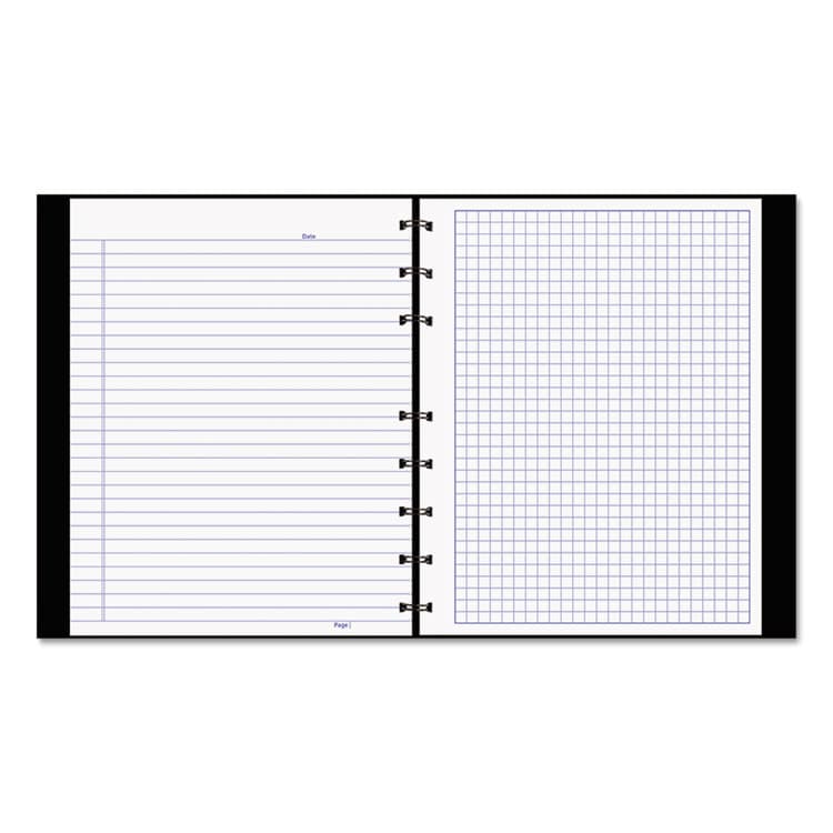 REDIFORM OFFICE PRODUCTS NotePro Quad Notebook, Data/Lab-Record Format with Narrow and Quadrille Rule Sections, Black Cover, (96) 9.25 x 7.25 Sheets (REDA44C81) thumbnail 2
