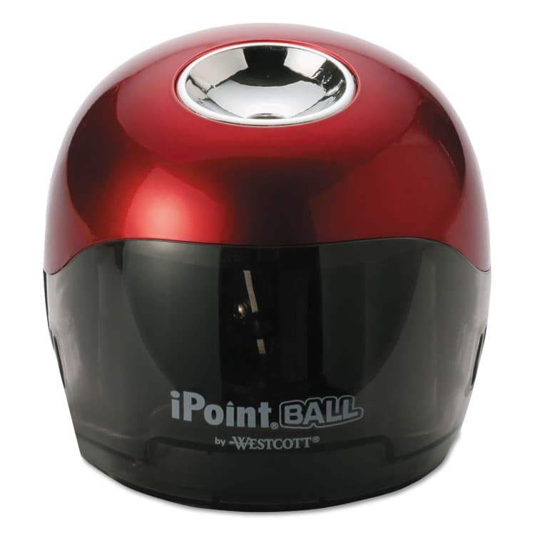 ACME UNITED CORPORATION iPoint Ball Battery Sharpener, Battery-Powered, 3 x 3.25, Red/Black (ACM15570)