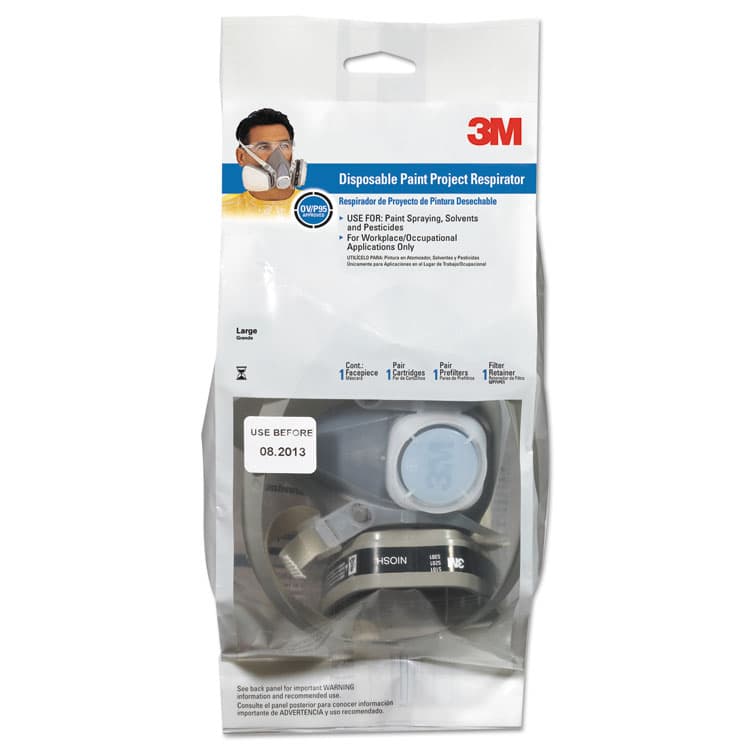 3M/COMMERCIAL TAPE DIV. Dual Cartridge Respirator Assembly 52P71, Organic Vapor/P95, Medium (MMM52P71) thumbnail 2