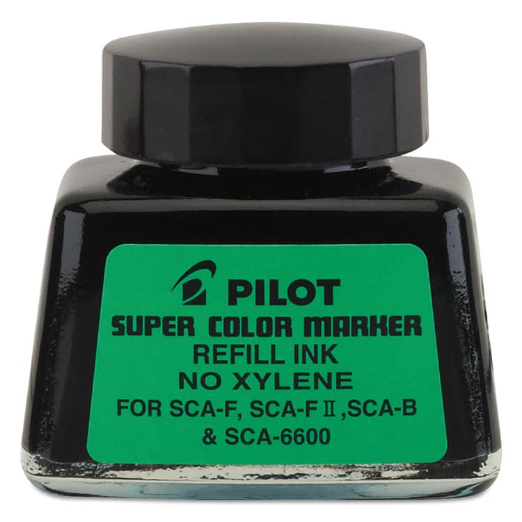 PILOT CORP. OF AMERICA Pilot Jumbo Refillable Permanent Marker Ink Refill, Black Ink (PIL48500)