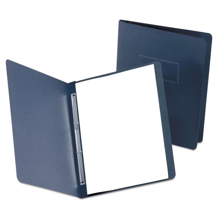 TOPS BUSINESS FORMS PressLock Report Cover, Two-Prong Fastener, 3" Capacity, 8.5 x 11, Black/Black, 25/Box (OXF5730105)