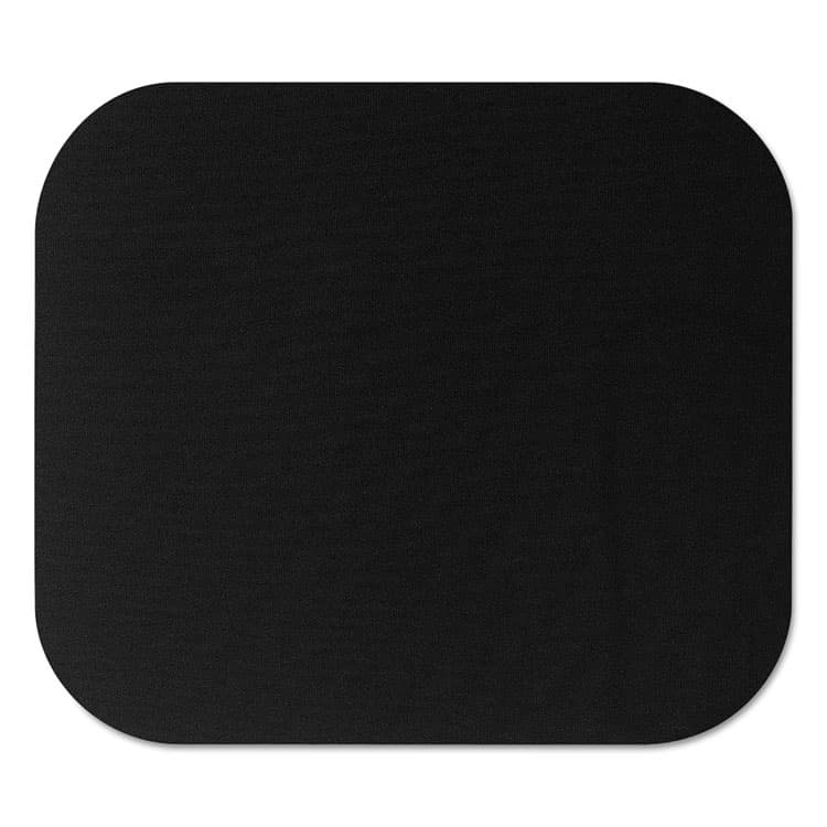 FELLOWES MFG. CO. Polyester Mouse Pad, 9 x 8, Black (FEL58024)