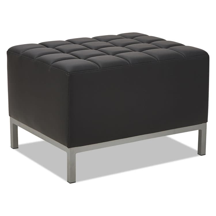 ALERA Alera QUB Series Ottoman, 26.38" x 21.5" x 17.5", Black (ALEQB8216)