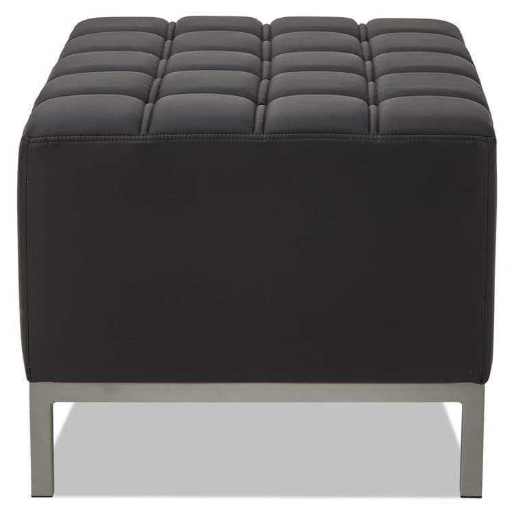 ALERA Alera QUB Series Ottoman, 26.38" x 21.5" x 17.5", Black (ALEQB8216) thumbnail 4