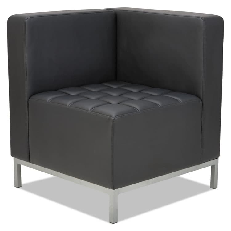 ALERA Alera QUB Series Corner Sectional, 26.38" x 26.38" x 30.5", Black (ALEQB8016)