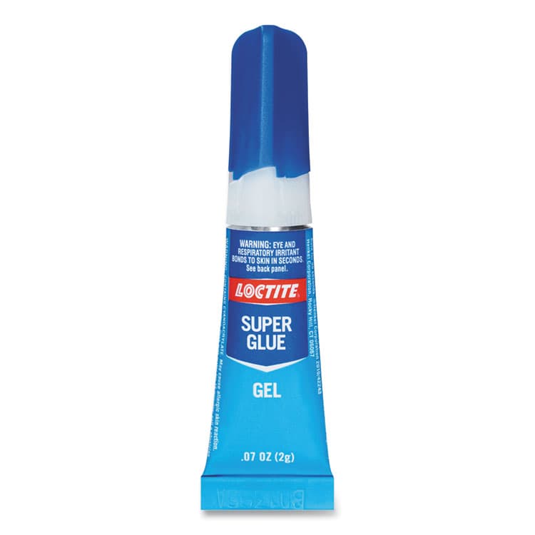 LOCTITE CORP. ACG Super Glue Gel Tubes, 0.07 oz, Dries Clear, 2/Pack (LOC1255800)