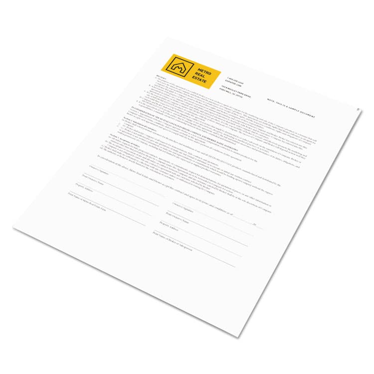 XEROX CORP. Revolution Digital Carbonless Paper, 1-Part, 8.5 x 11, White, 500/Ream (XER3R12435) thumbnail 3