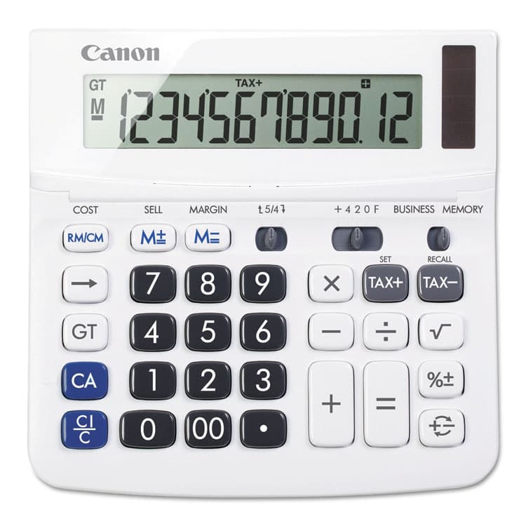 CANON USA, . TX-220TSII Portable Display Calculator, 12-Digit LCD (CNM0633C001)