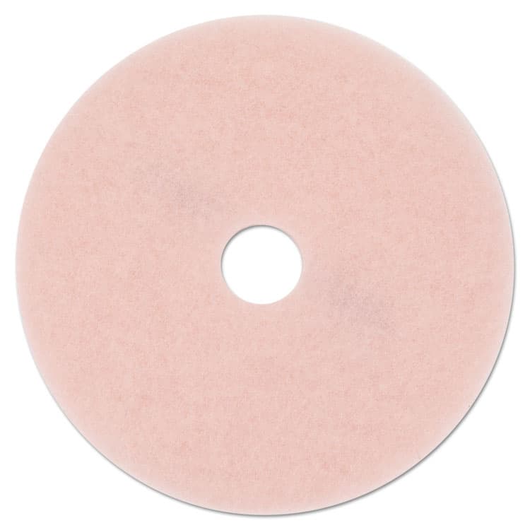 3M/COMMERCIAL TAPE DIV. Ultra High-Speed Eraser Floor Burnishing Pad 3600, 27" Diameter, Pink, 5/Carton (MMM25863)