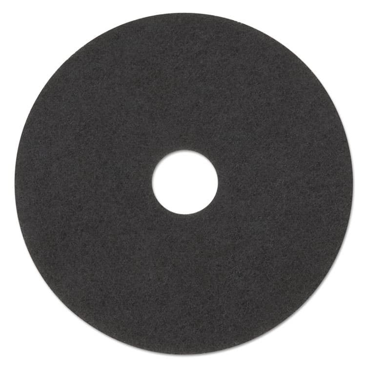 3M/COMMERCIAL TAPE DIV. Low-Speed Stripper Floor Pad 7200, 23" Diameter, Black, 5/Carton (MMM08385)