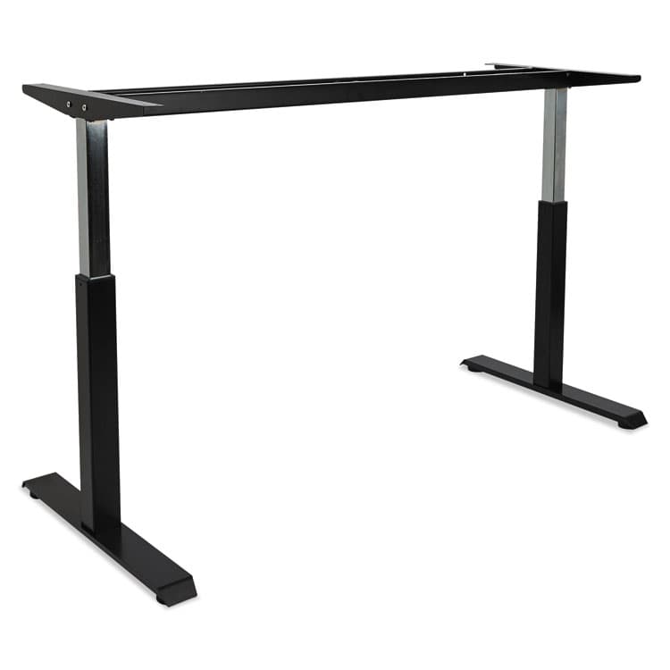 ALERA Alera AdaptivErgo Sit-Stand Pneumatic Height-Adjustable Table Base, 59.06" x 28.35" x 26.18" to 39.57", Black (ALEHTPN1B) thumbnail 4