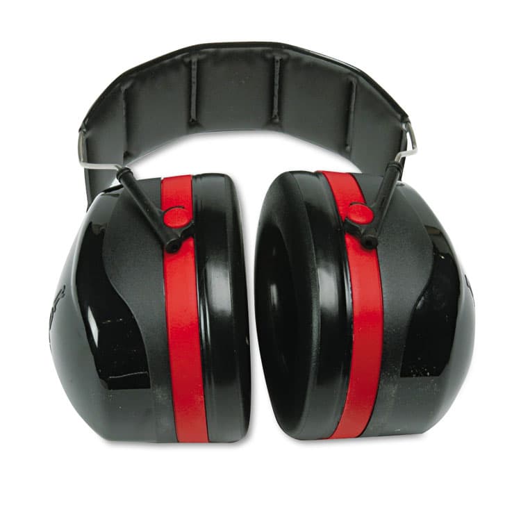 3M/COMMERCIAL TAPE DIV. PELTOR OPTIME 105 High Performance Ear Muffs H10A, 30 dB NRR, Black/Red (MMMH10A) thumbnail 2