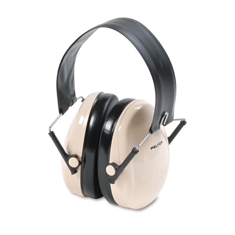 3M/COMMERCIAL TAPE DIV. PELTOR OPTIME 95 Low-Profile Folding Ear Muff H6f/V, 21 dB, Beige/Black (MMMH6FV) thumbnail 2
