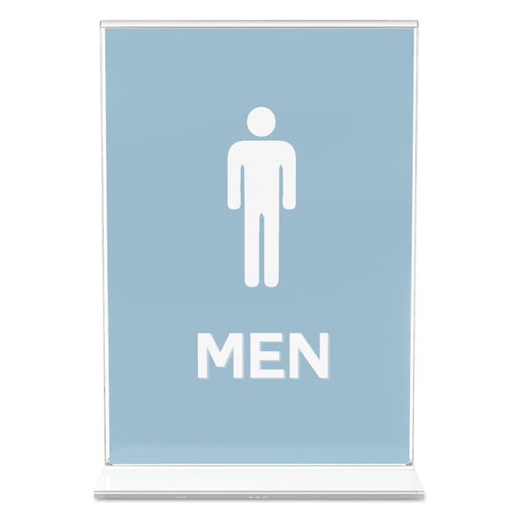 DEFLECTO CORPORATION Classic Image Double-Sided Sign Holder, 5 x 7 Insert, Clear (DEF69101) thumbnail 4