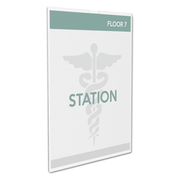 DEFLECTO CORPORATION Superior Image Cubicle Sign Holder, 8.5 x 11 Insert, Clear (DEF588601) thumbnail 4