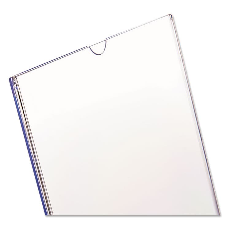 DEFLECTO CORPORATION Superior Image Slanted Sign Holder, Portrait, 5 x 7 Insert, Clear (DEF590301) thumbnail 3