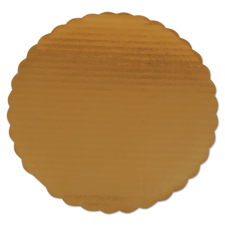 SOUTHERN CHAMPION TRAY Gold Cake Circles, Single Wall Construction, 14" Diameter x 0.13" h, Gold, Paper, 100/Carton (SCH1625)