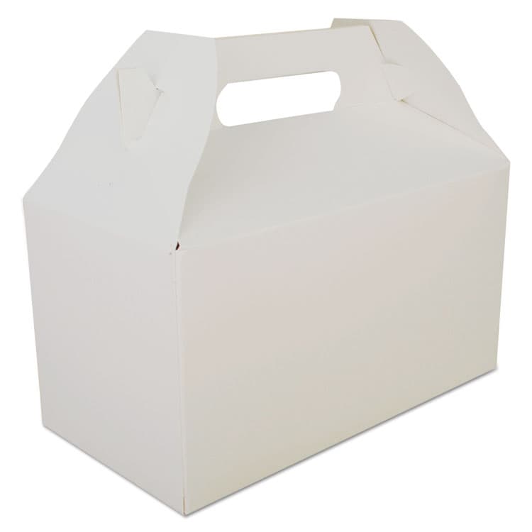 SOUTHERN CHAMPION TRAY Carryout Barn Boxes, 9.5 x 5 x 5, White, Paper, 125/Carton (SCH2707)