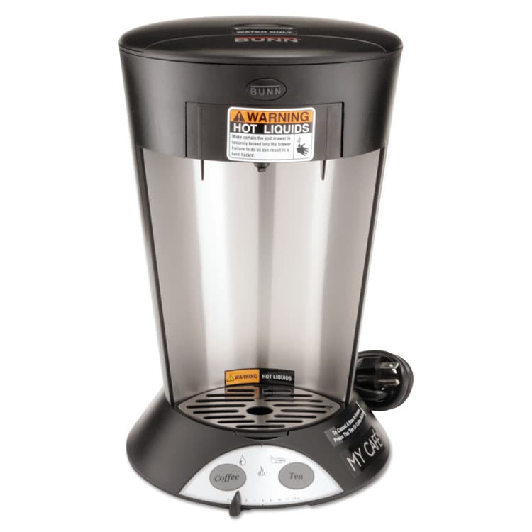 BUNN-O-MATIC My Cafe Pourover Commercial Grade Coffee/Tea Pod Brewer, Stainless Steel, Black (BUNMCP) thumbnail 2