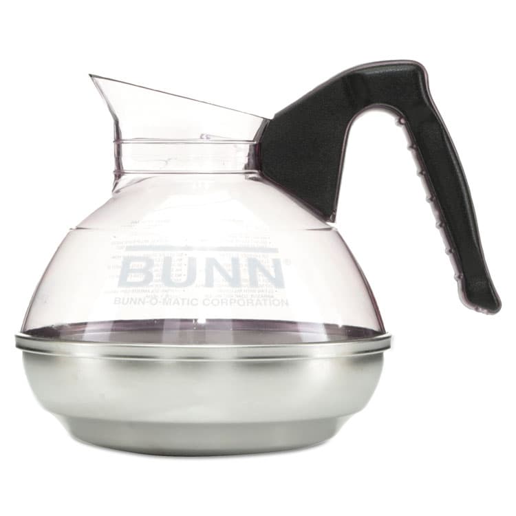 BUNN-O-MATIC Easy Pour Decanter, 64 oz, Black Handle (BUN6100)