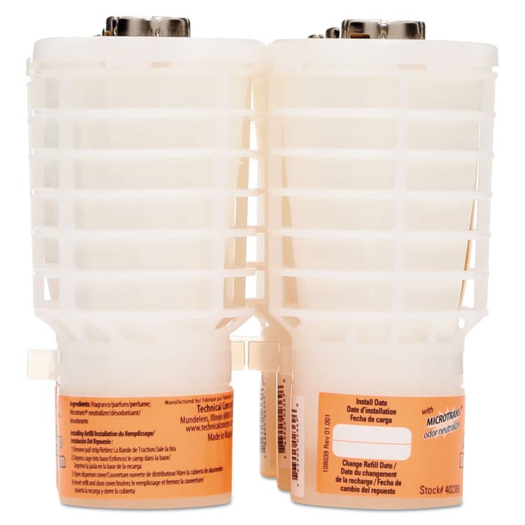 RUBBERMAID COMMERCIAL PROD. TCell Microtrans Odor Neutralizer Refill, Mango Blossom, 48 mL, 6/Carton (RCP402369) thumbnail 2