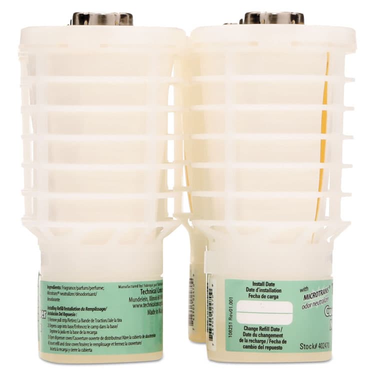 RUBBERMAID COMMERCIAL PROD. TCell Microtrans Odor Neutralizer Refill, Cucumber Melon, 1.62 oz, 6/Carton (RCP402470) thumbnail 2