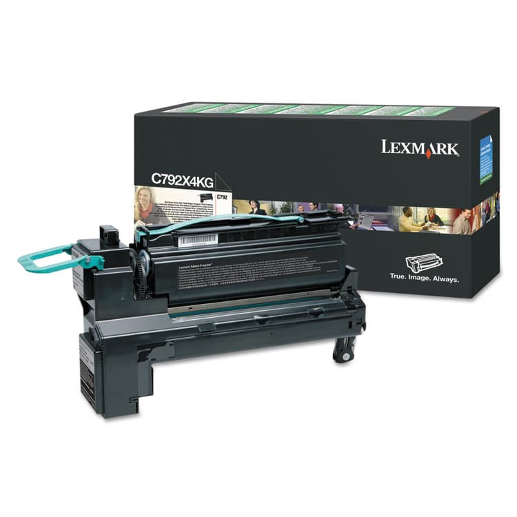 LEXMARK INT'L, . C792X4KG Return Program Extra High-Yield Toner, 17,000 Page-Yield, Black (LEXC792X4KG)