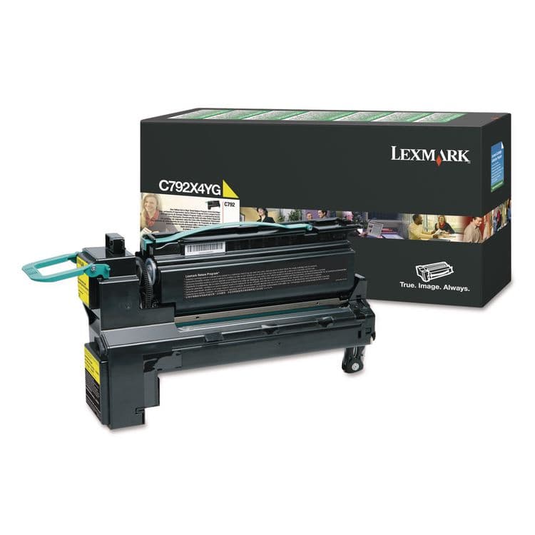 LEXMARK INT'L, . C792X4YG Return Program Extra High-Yield Toner, 17,000 Page-Yield, Yellow (LEXC792X4YG)