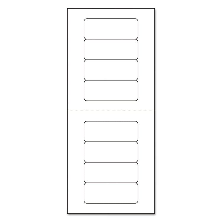 AVERY PRODUCTS CORPORATION Mini-Sheets Mailing Labels, Inkjet/Laser Printers, 1 x 2.63, White, 8/Sheet, 25 Sheets/Pack (AVE2160) thumbnail 4