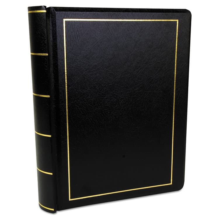 WILSON JONES CO. Looseleaf Corporation Minute Book, 1-Subject, Unruled, Black/Gold Cover, (250) 11 x 8.5 Sheets (WLJ039511) thumbnail 2