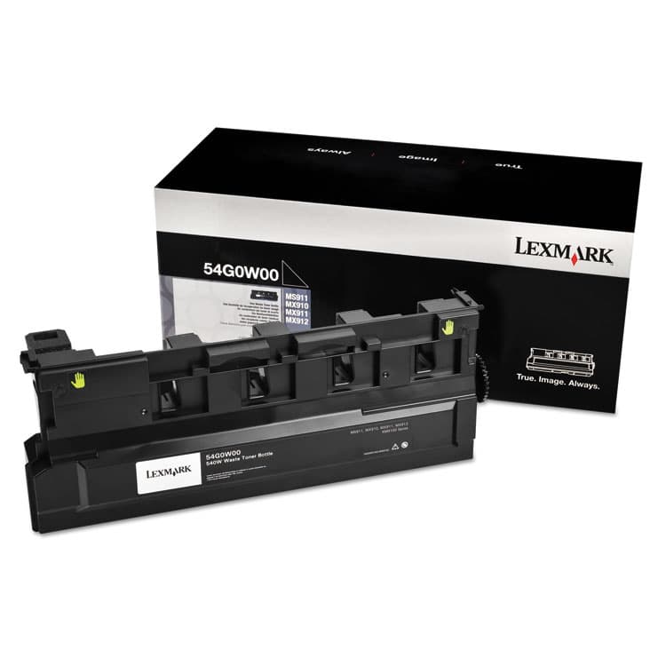 LEXMARK INT'L, . 54G0W00 Waste Toner Container, 50,000 Page-Yield (LEX54G0W00)
