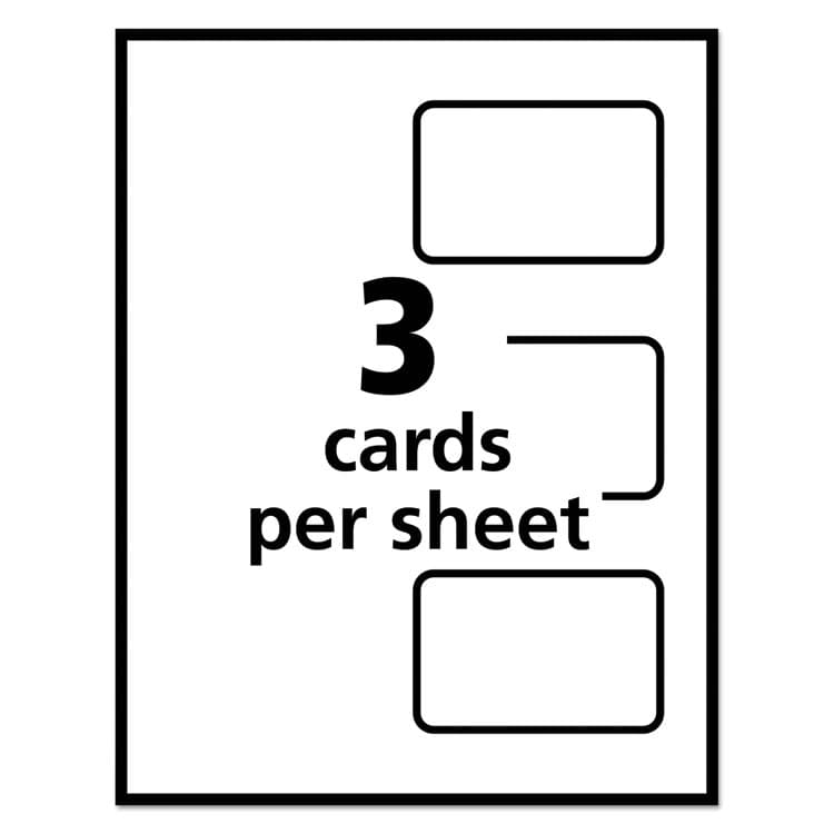 AVERY PRODUCTS CORPORATION Laminated Laser/Inkjet ID Cards, 2 1/4 x 3 1/2, White, 30/Box (AVE5361) thumbnail 4
