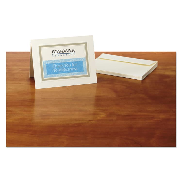 AVERY PRODUCTS CORPORATION Note Cards with Matching Envelopes, Inkjet, 80 lb, 4.25 x 5.5, Embossed Matte Ivory, 60 Cards, 2 Cards/Sheet, 30 Sheets/Pack (AVE8317) thumbnail 2
