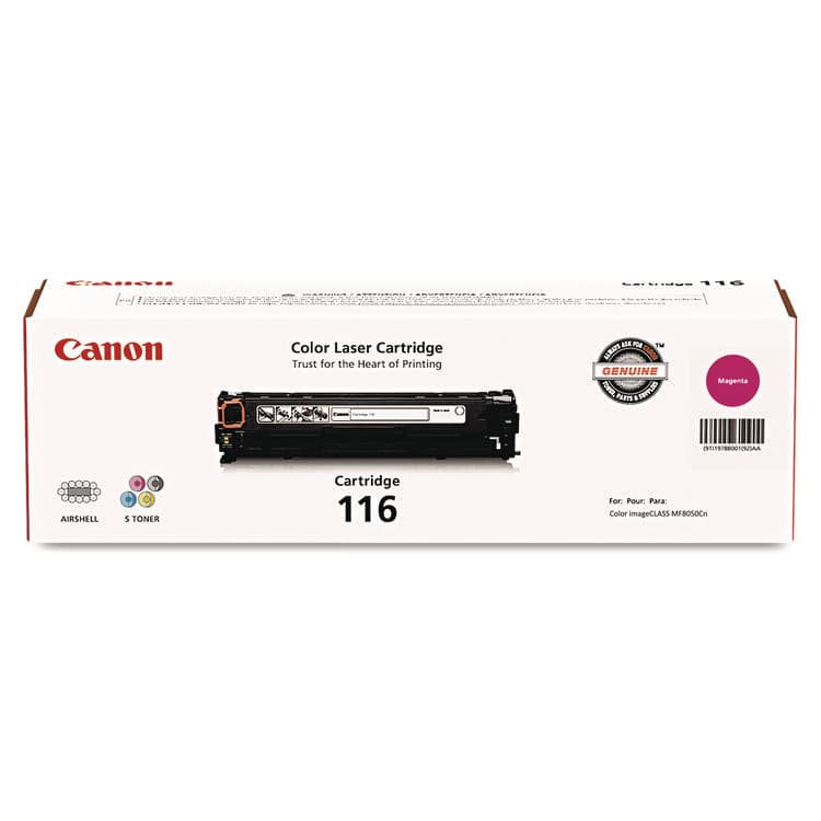 CANON USA, . 1978B001 (116) Toner, 1,500 Page-Yield, Magenta (CNM1978B001)
