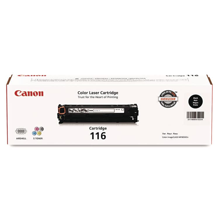 CANON USA, . 1980B001 (116) Toner, 2,300 Page-Yield, Black (CNM1980B001)