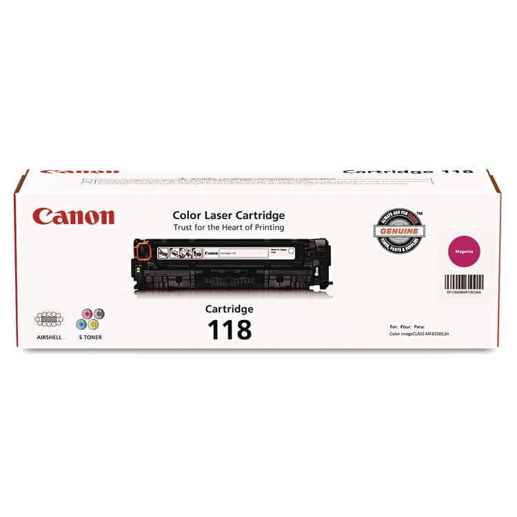 CANON USA, . 2660B001 (118) Toner, 2,900 Page-Yield, Magenta (CNM2660B001)