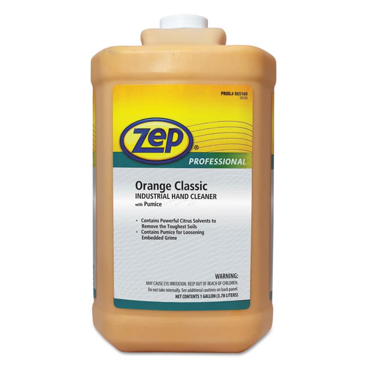 ZEP . Industrial Hand Cleaner, Orange Scent, 1 gal, 4/Carton (ZPE1046475) thumbnail 2