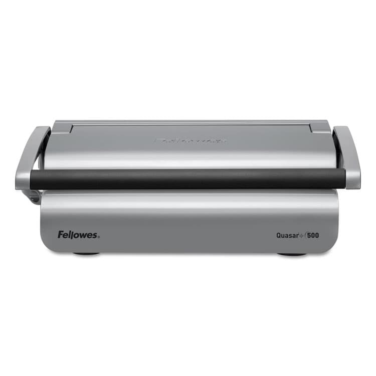 FELLOWES MFG. CO. Quasar 500 Manual Comb Binding System, 500 Sheets, 18.13 x 15.38 x 5.13, Metallic Gray (FEL5227201) thumbnail 2