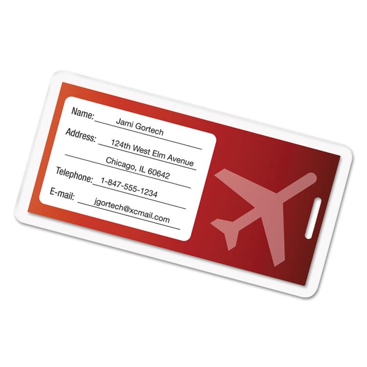 FELLOWES MFG. CO. Laminating Pouches, 5 mil, 4.25" x 2.5", Gloss Clear, 25/Pack (FEL52003) thumbnail 4