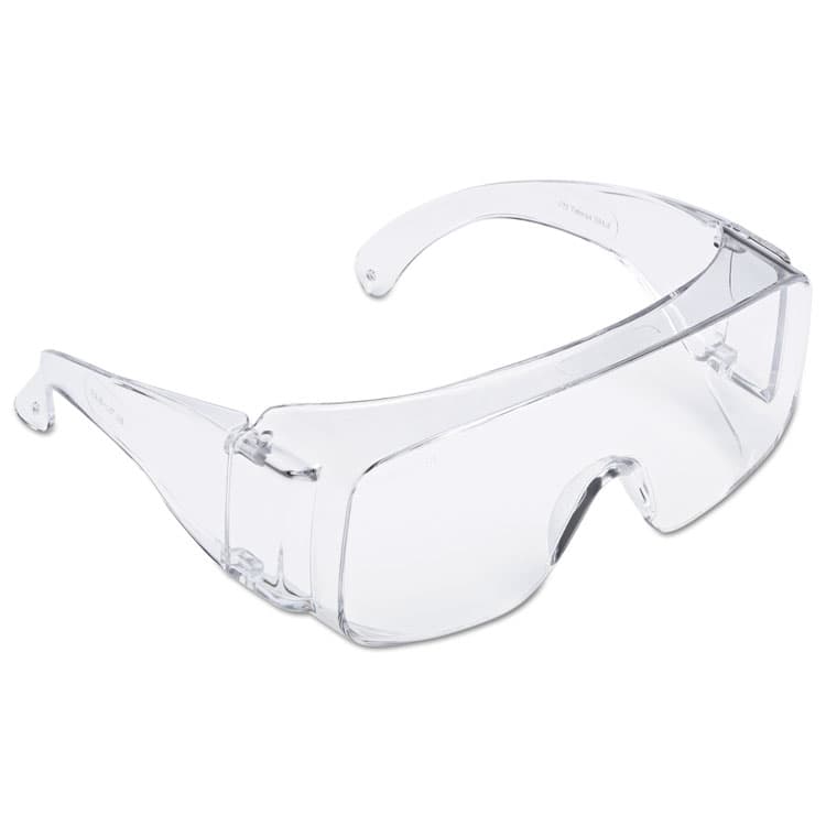 3M/COMMERCIAL TAPE DIV. Tour-Guard V Protective Eyewear, Frameless OTG, Clear Single Lens, 100/Carton (MMMTGV01100)