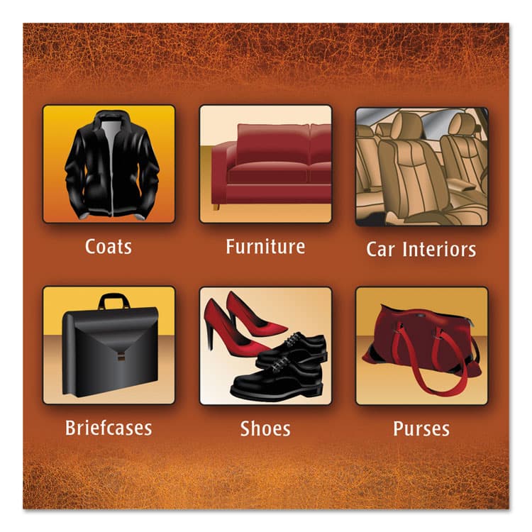 WEIMAN Leather Wipes, 1-Ply, 7 x 8, White, 30/Canister, 4 Canisters/Carton (WMN91CT) thumbnail 4