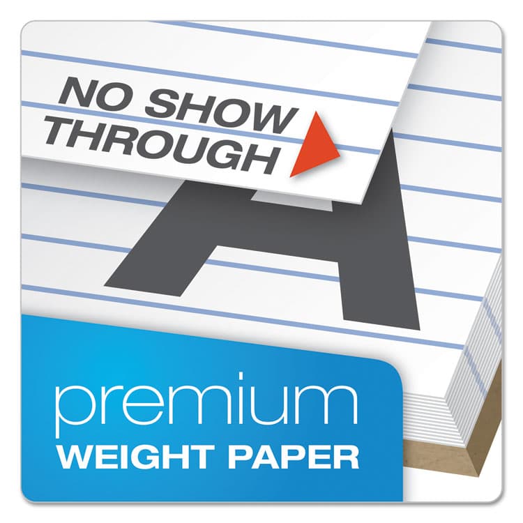 AMPAD/DIV. OF AMERCN PD&PPR Gold Fibre Writing Pads, Wide/Legal Rule, (50) White 8.5 x 11 Sheets, 4/Pack (TOP20031) thumbnail 4