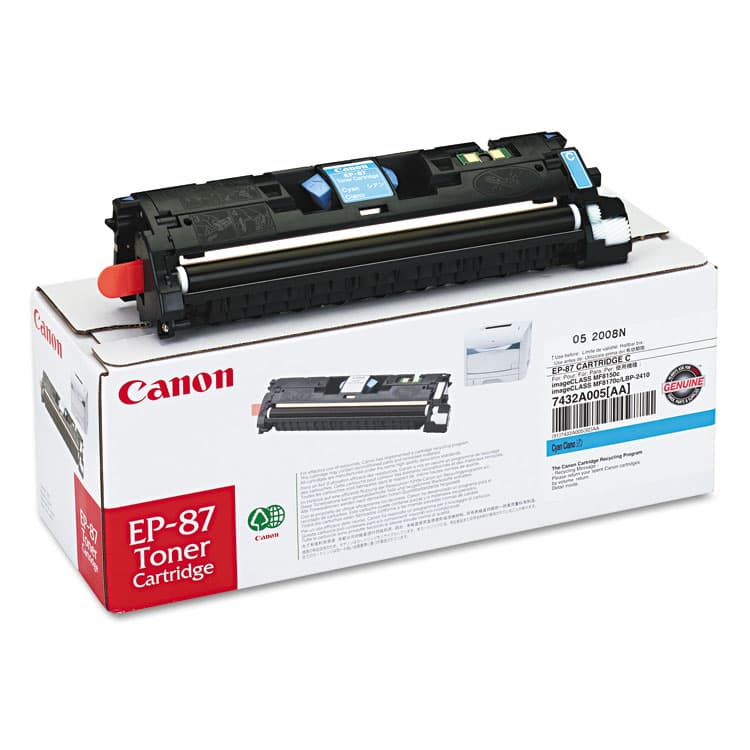 CANON USA, . 7432A005 (EP-87) Toner, 4,000 Page-Yield, Cyan (CNMEP87C)