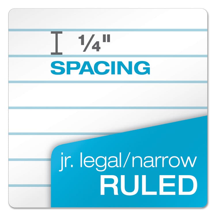 TOPS BUSINESS FORMS Docket Gold Ruled Perforated Pads, Narrow Rule, (50) White 5 x 8 Sheets, 12/Pack (TOP63910) thumbnail 4