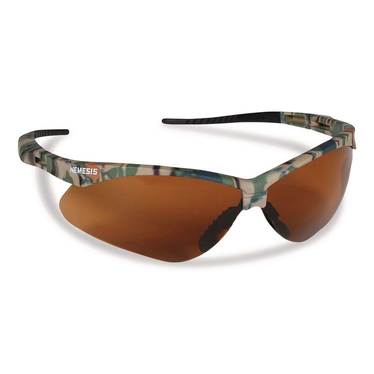 KIMBERLY-CLARK PROFESSIONAL Nemesis Safety Glasses, Camo Half Frame, Bronze Dual Lens (ANS19644)