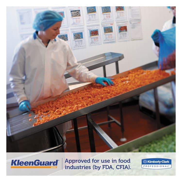 KIMBERLY-CLARK PROFESSIONAL G10 Blue Nitrile Gloves, Powder-Free, Large, 6 mil Thick, 9.5" Long, Blue, 100/Box, 10 Boxes/Carton (KCC57373CT) thumbnail 4