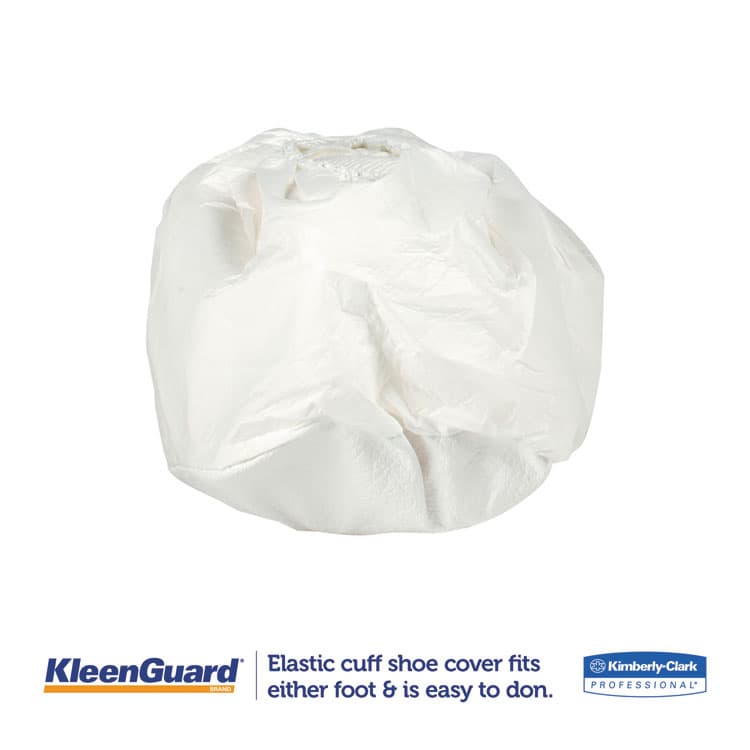 KIMBERLY-CLARK PROFESSIONAL A40 Liquid and Particle Protection Shoe Covers, Medium, White, 400/Carton (ANS44492) thumbnail 3