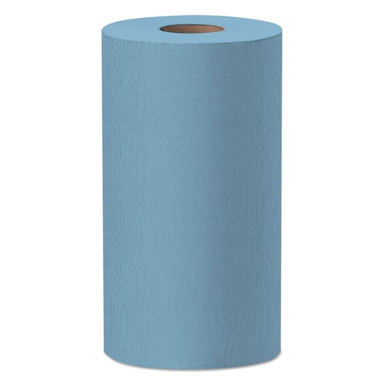 KIMBERLY CLARK General Clean X60 Cloths, Small Roll, 9.8 x 13.4, Blue, 130/Roll, 12 Rolls/Carton (KCC35411)